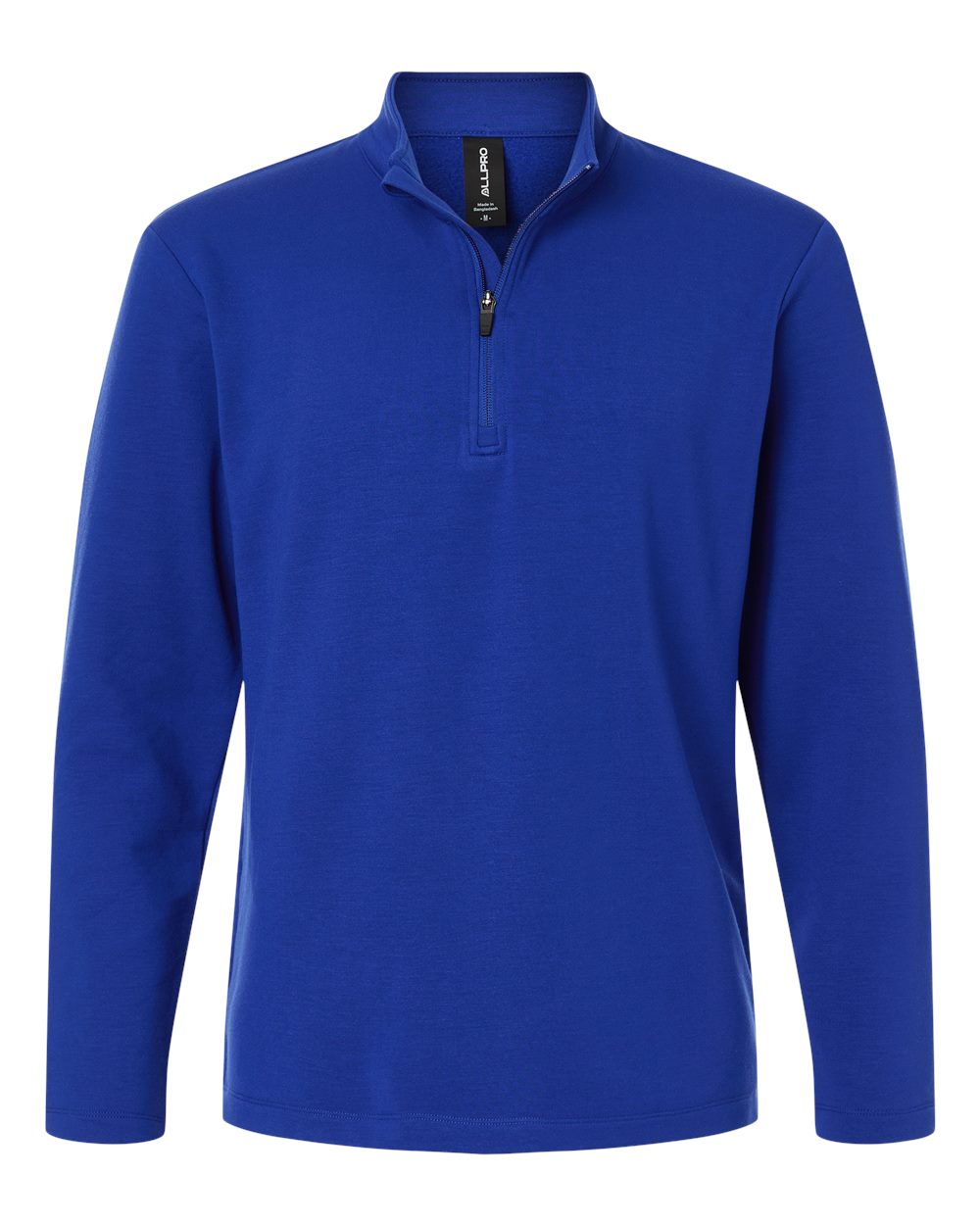 AllPro Men's Stretch Quarter-Zip Fleece Pullover. STF870 - Royal
