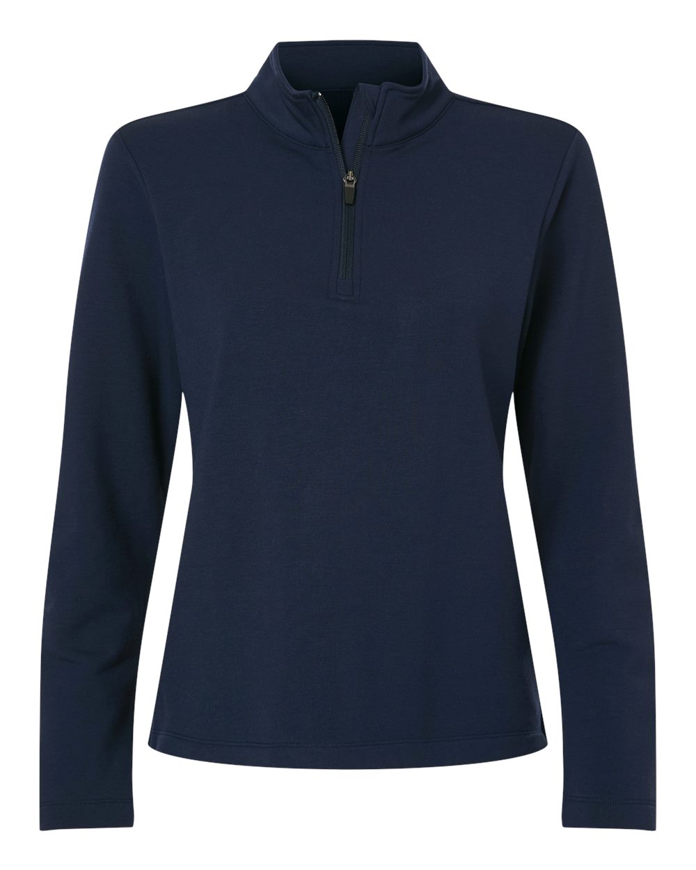 AllPro Women's Stretch Quarter-Zip Fleece Pullover. STF870L - Navy