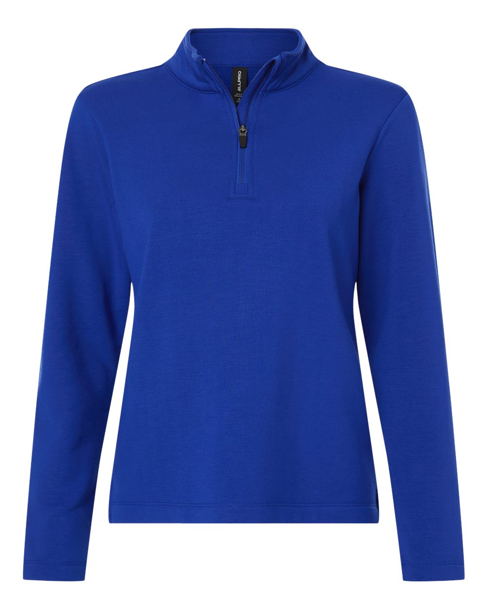 AllPro Women's Stretch Quarter-Zip Fleece Pullover. STF870L - Royal
