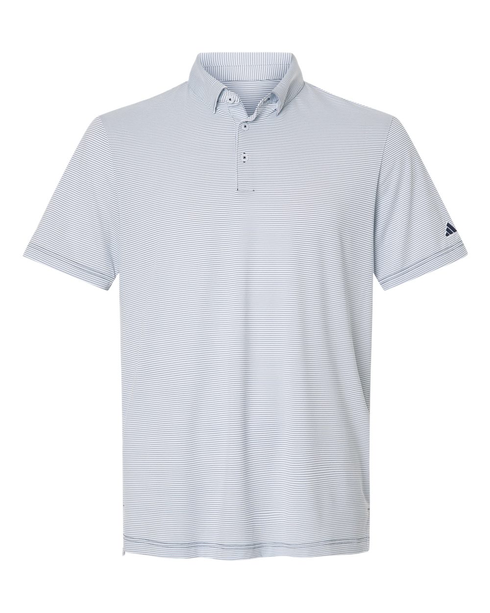 Adidas Men's Ultimate365 Pencil Stripe Climacool Polo. A2026 - White/ Collegiate Navy