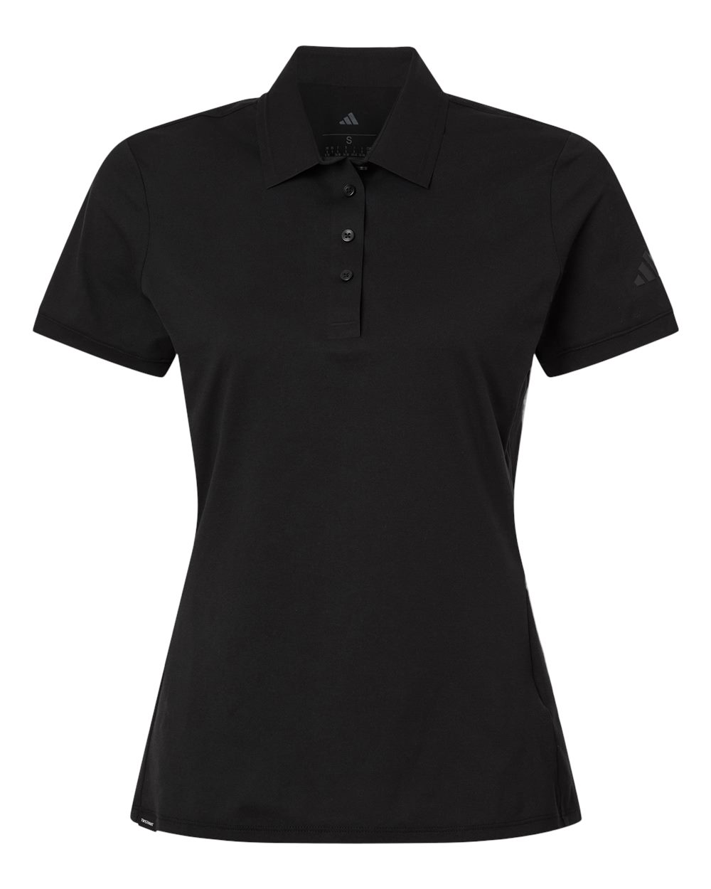 Adidas Women's Ultimate365 Tour Twistknit Polo. A1016 - Black