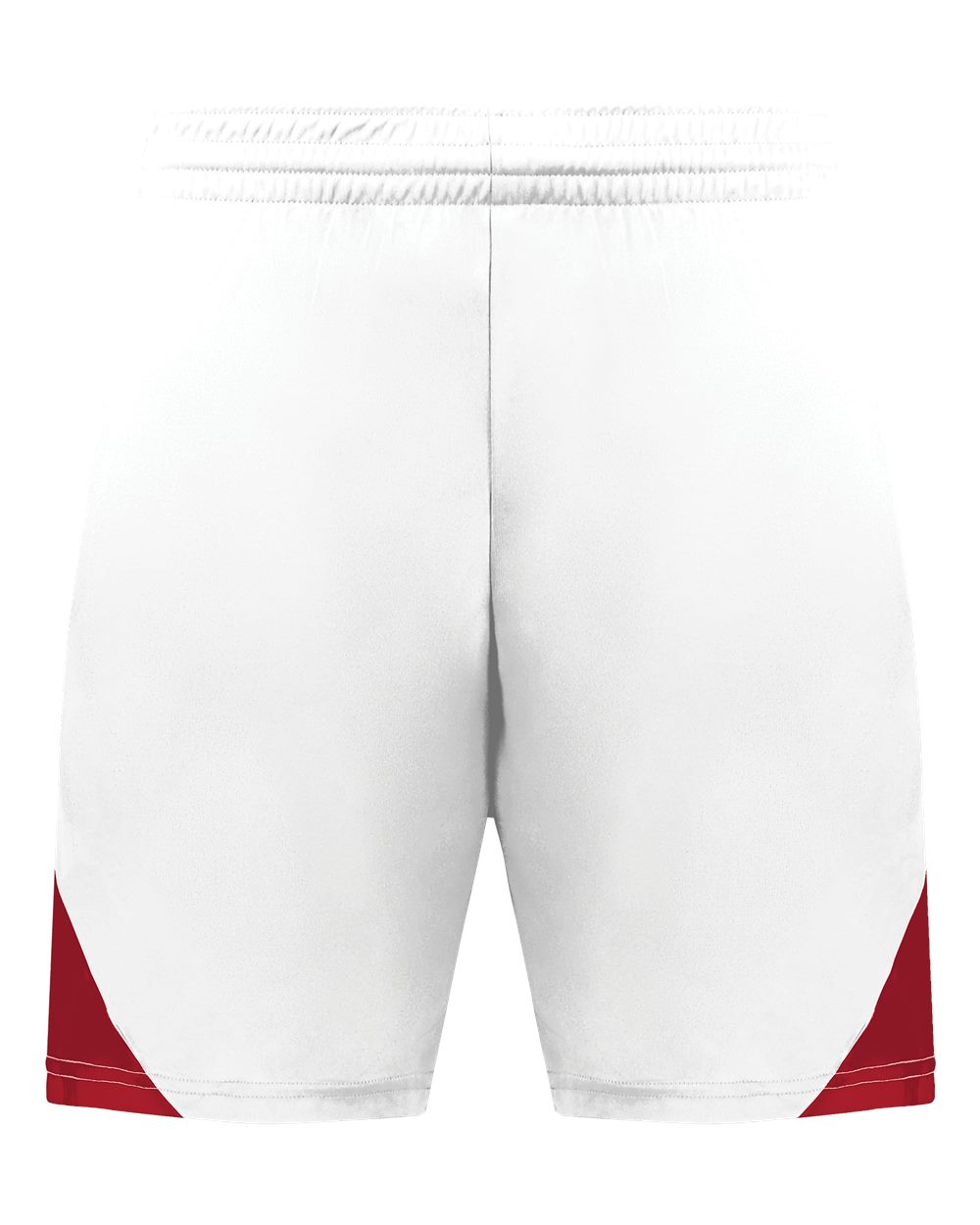 Augusta Sportswear Youth Step-Back Basketball Shorts. 1737 - White/ Red