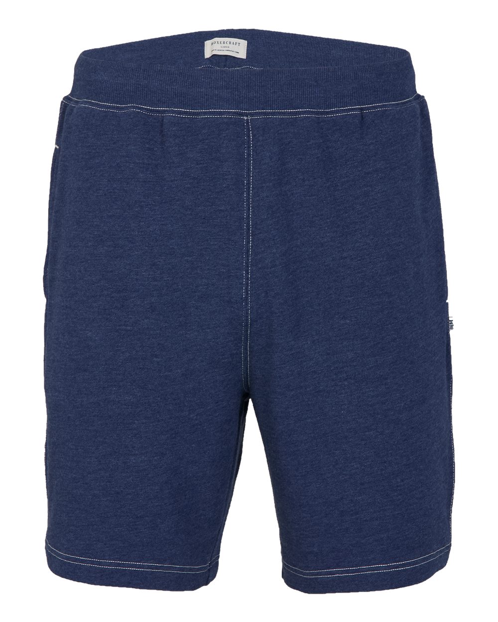 Boxercraft Men's French Terry Shorts. BM6501 - Navy Heather