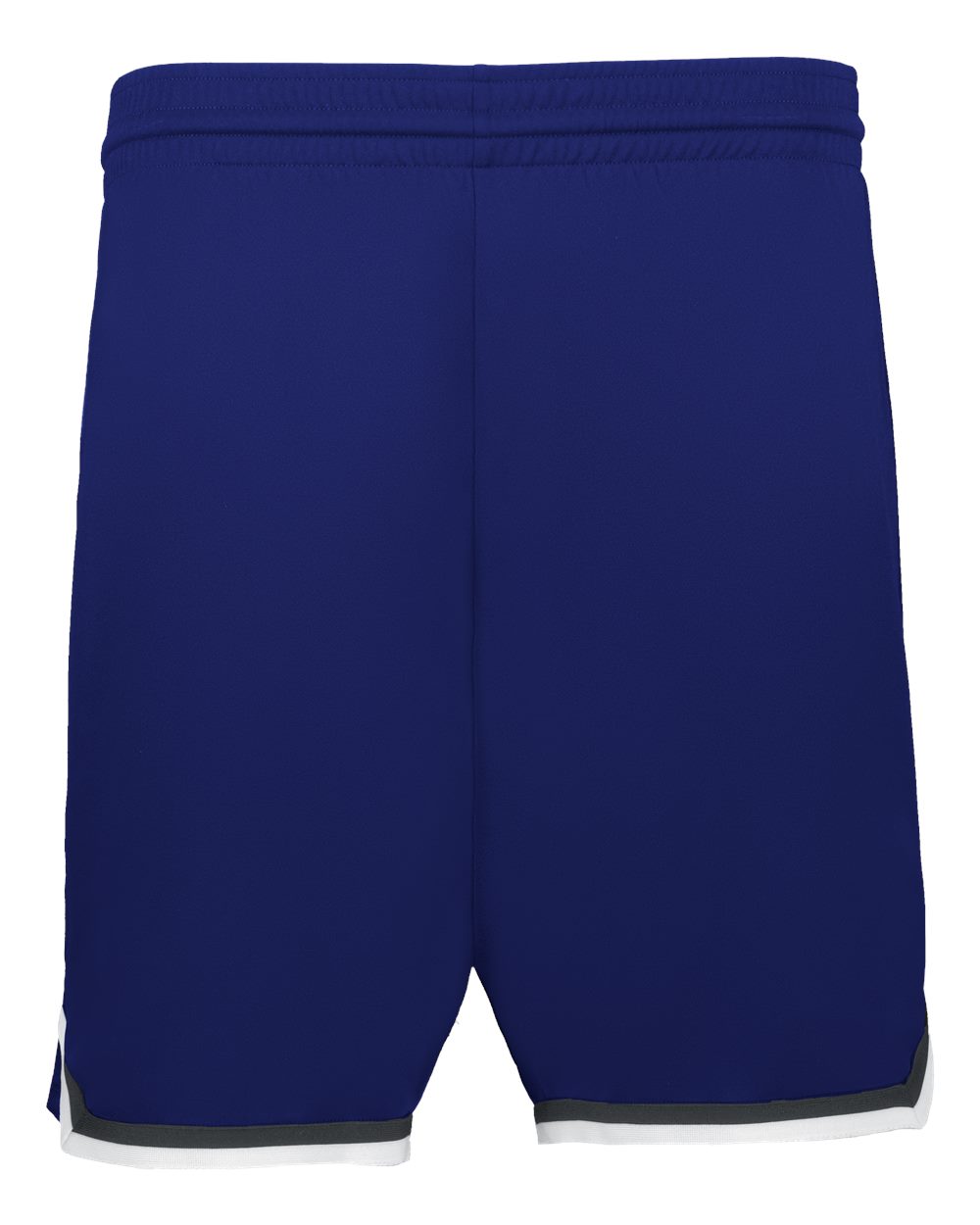 Alleson Athletic Men's Retro Basketball Shorts. A52000 - Navy/ Graphite/ White