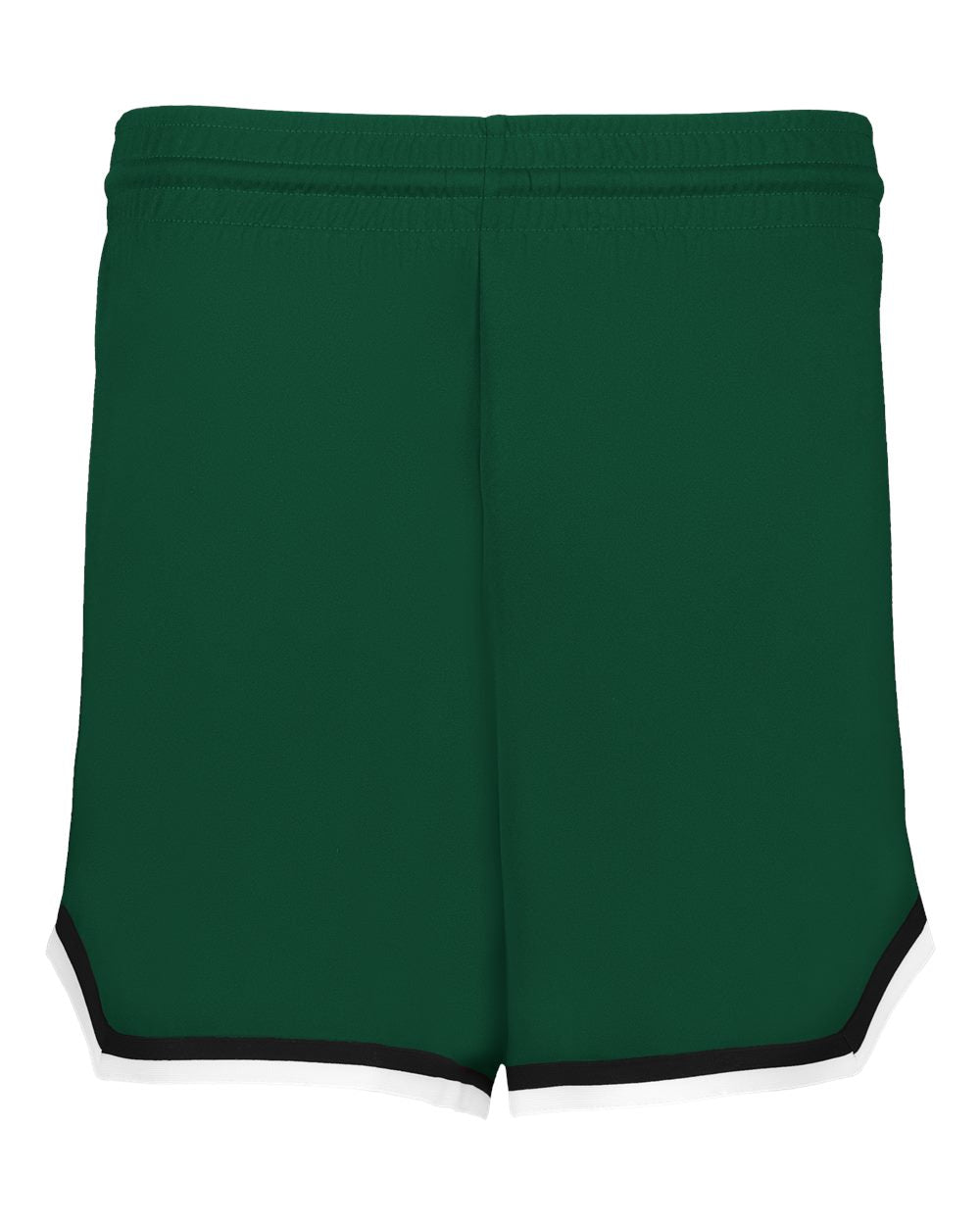 Alleson Athletic Women's Retro Basketball Shorts. A56000 - Forest/ Black/ White