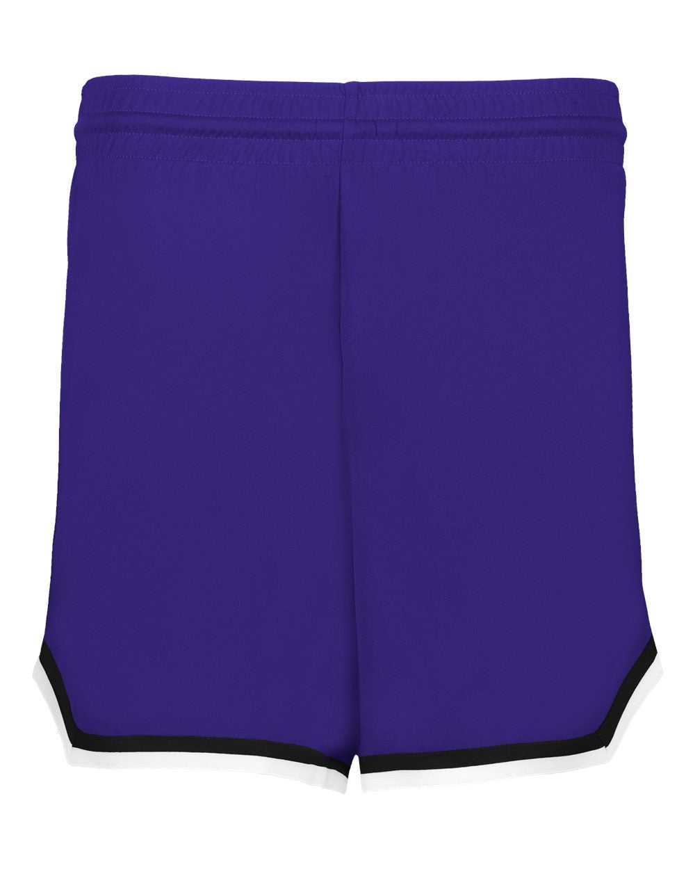 Alleson Athletic Women's Retro Basketball Shorts. A56000 - Purple/ Black/ White