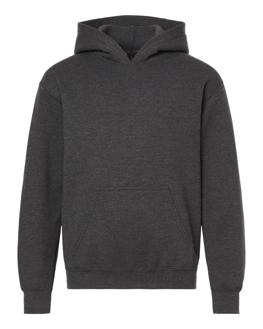 Gildan Youth Heavy Blend™ Hooded Sweatshirt. 18500B - Fan Charcoal Heather