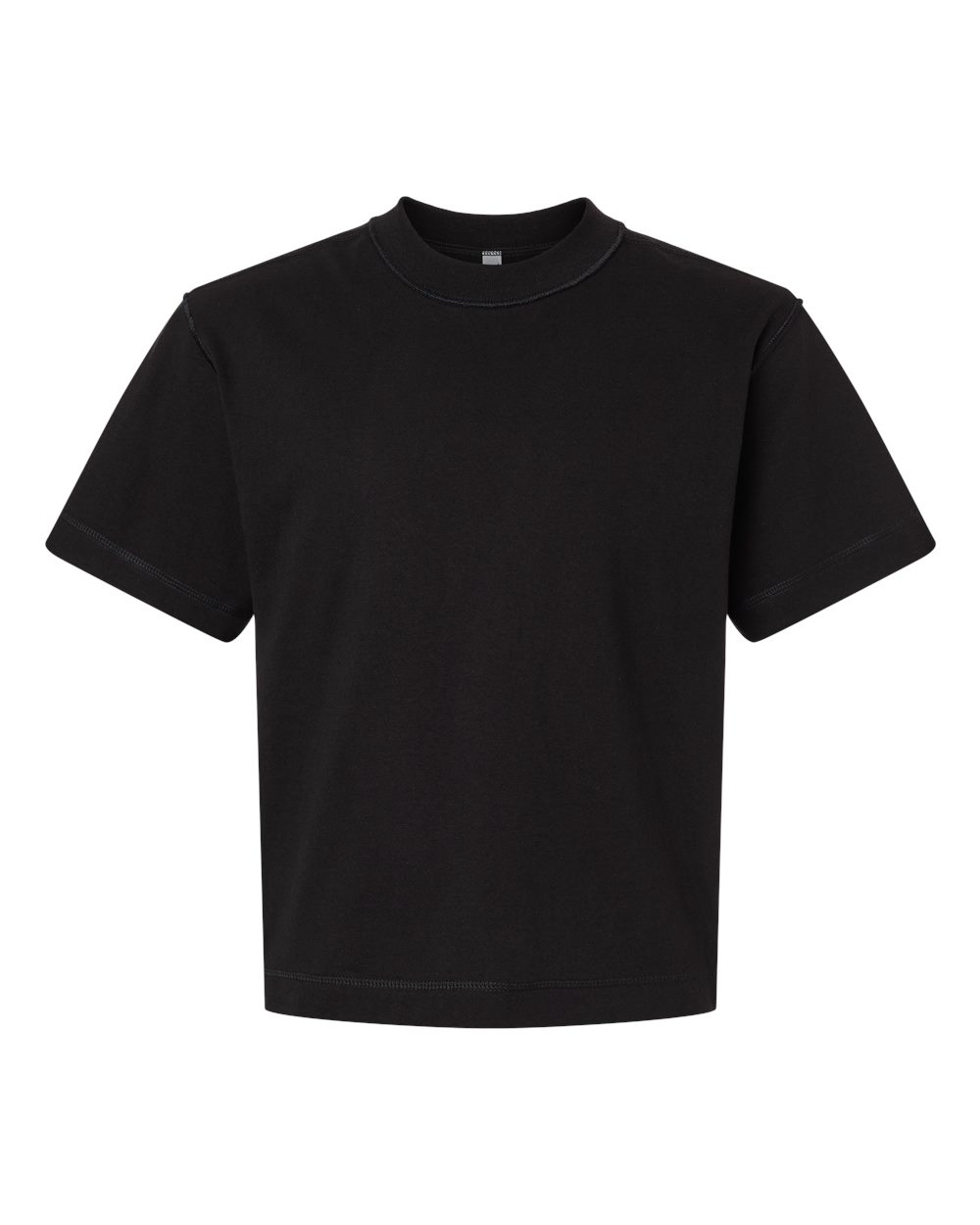 American Apparel Unisex Heavyweight Cotton Boxy Tee. 13ML0 - Black