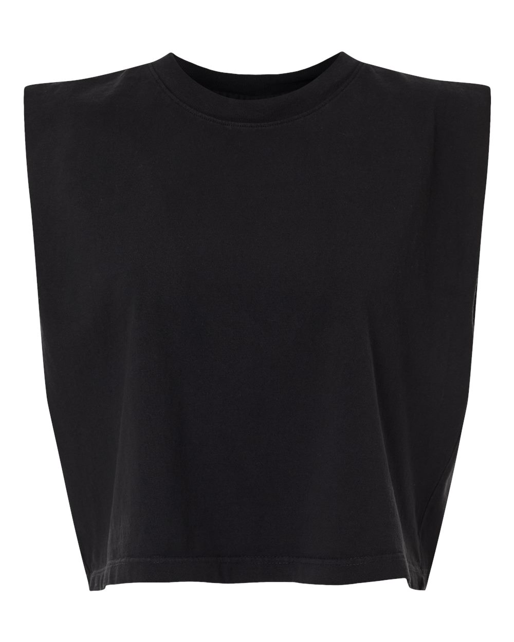 American Apparel Women's Heavyweight Cotton Garment-Dyed Muscle Tee. 307GD - True Black