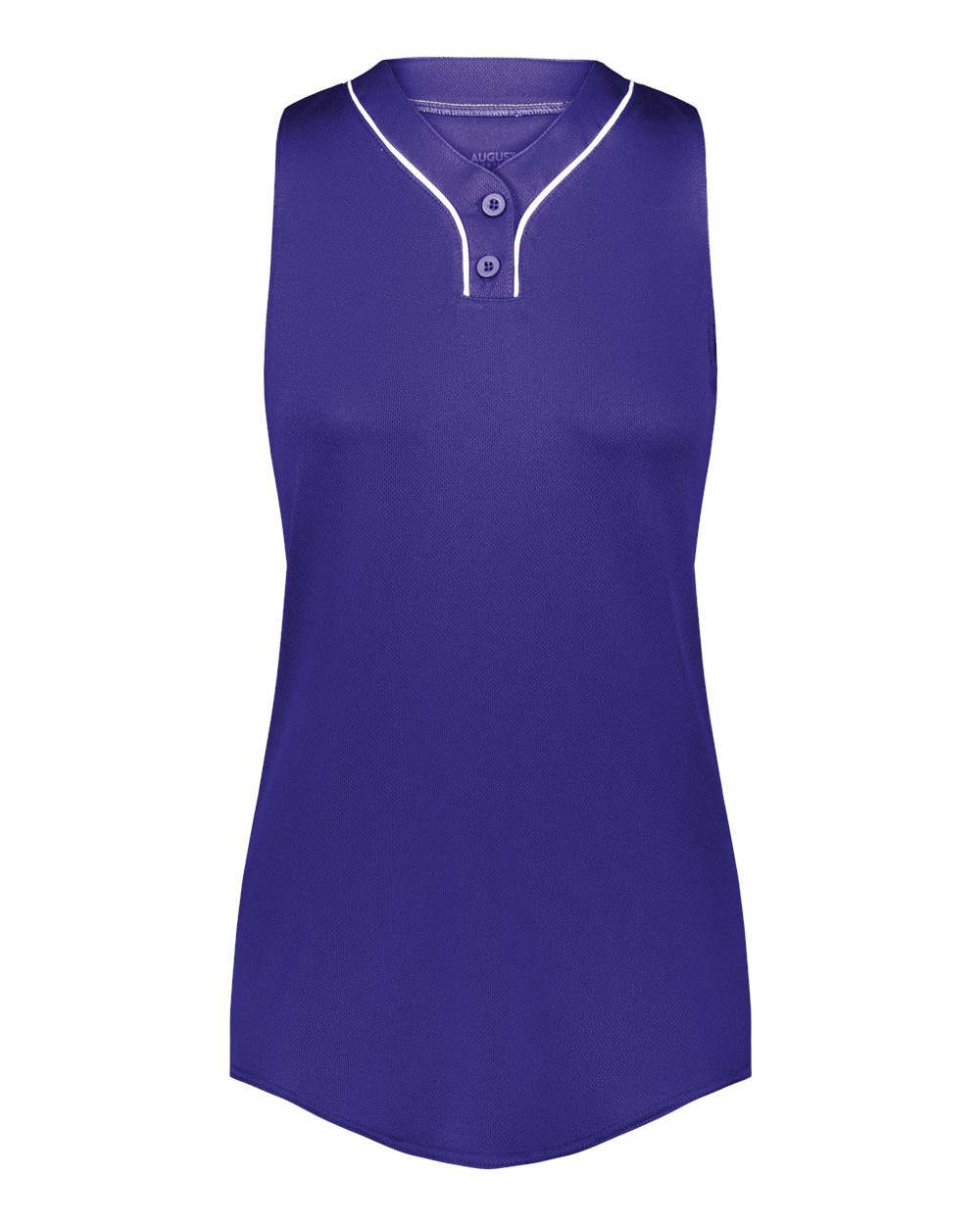 Augusta Sportswear Girls' Cutter Jersey. 6914 - Purple/ White