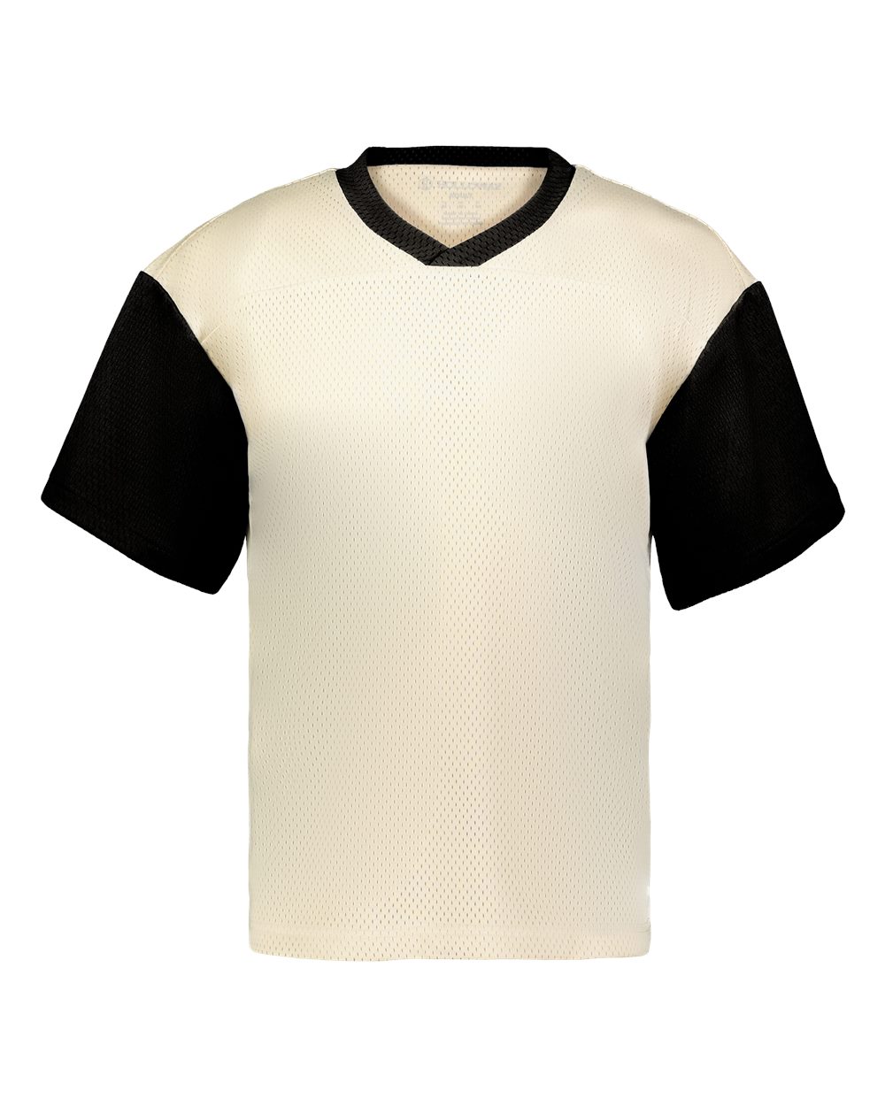 Holloway Unisex Prep Street Fan Jersey. 226120 - Alabaster/ Black