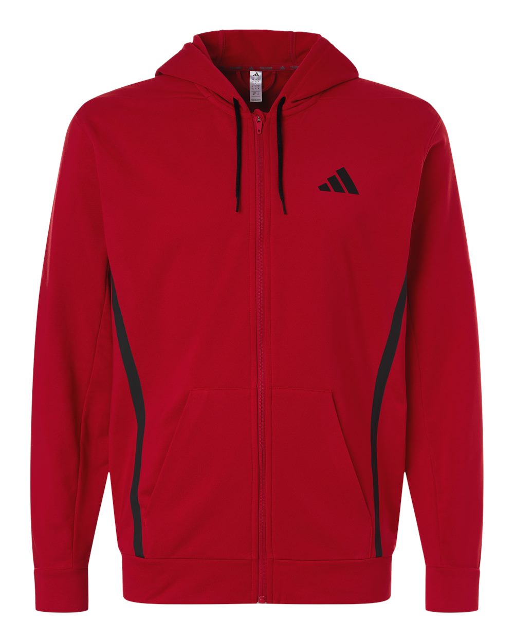 Adidas Men's Game & Go Fleece Full-Zip Hooded Sweatshirt. AT208 - Team Power Red
