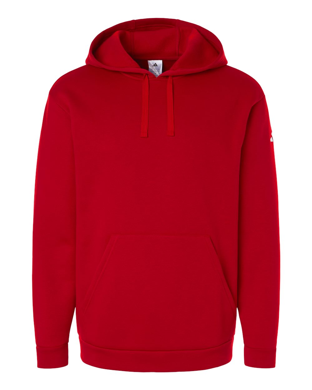 Adidas Men's Fleece Hooded Sweatshirt. AT203 - Team Power Red/ White
