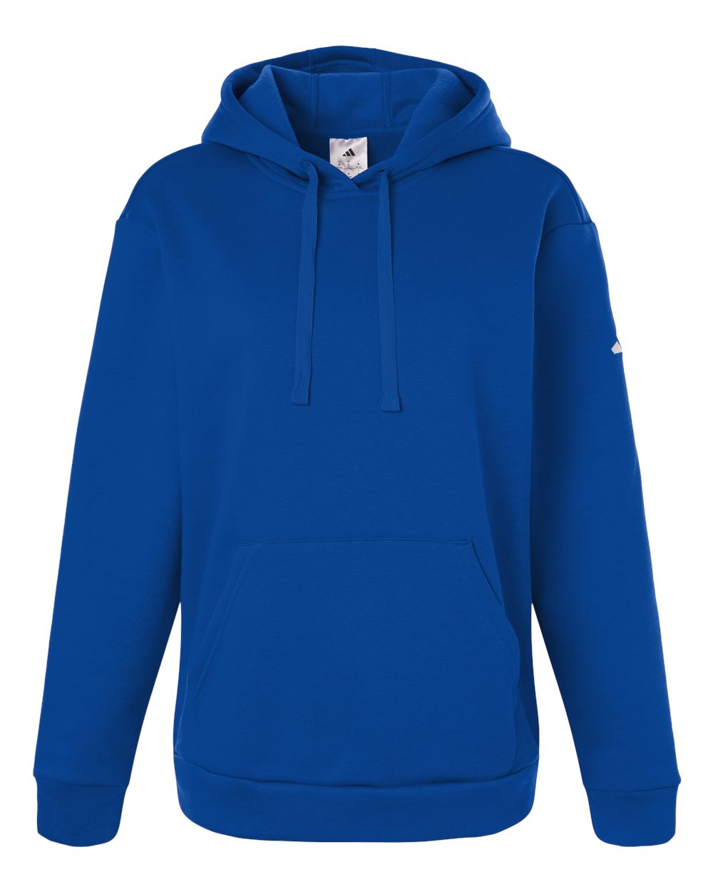 Adidas Women's Fleece Hooded Sweatshirt. AT204 - Team Royal Blue/ White