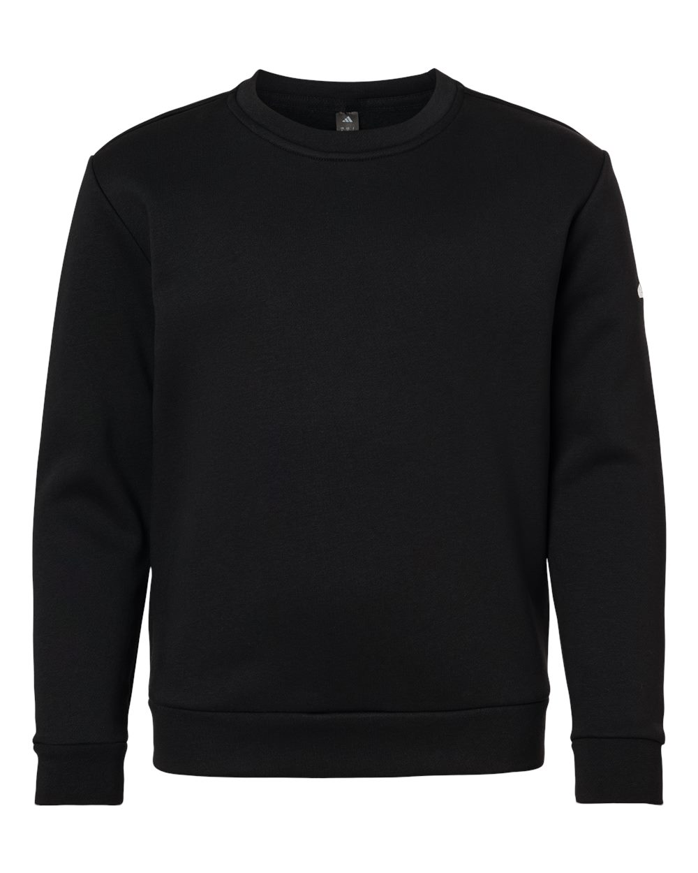 Adidas Youth Fleece Crewneck Sweatshirt. AT202 - Black/ White