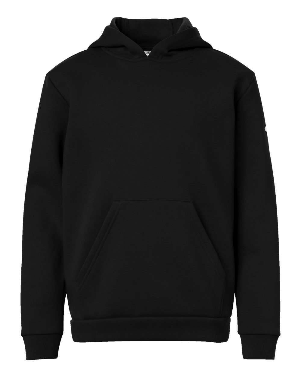 Adidas Youth Fleece Hooded Sweatshirt. AT205 - Black/ White