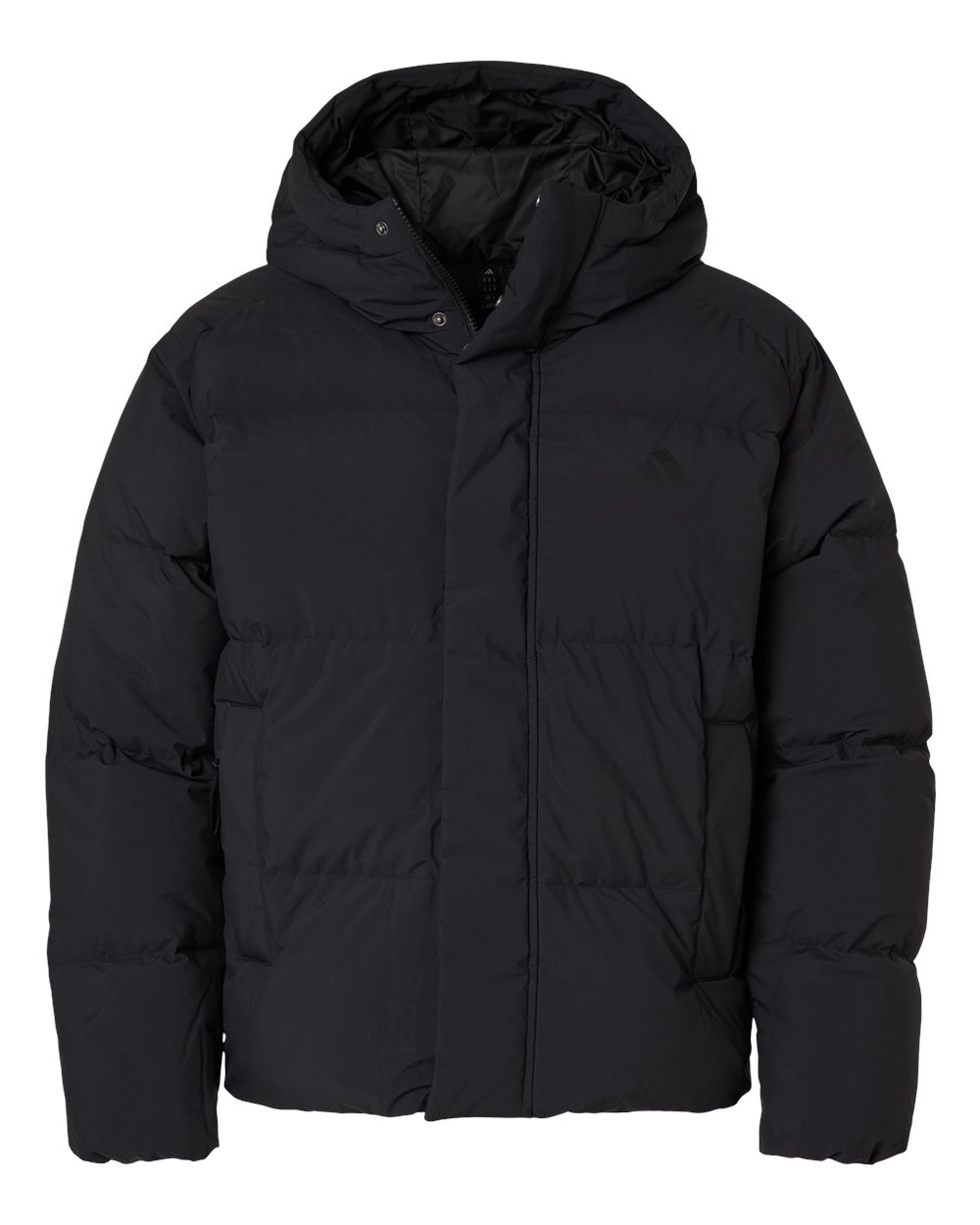 Adidas Men's Helonic Down Puffer Hooded Jacket. AT600 - Black