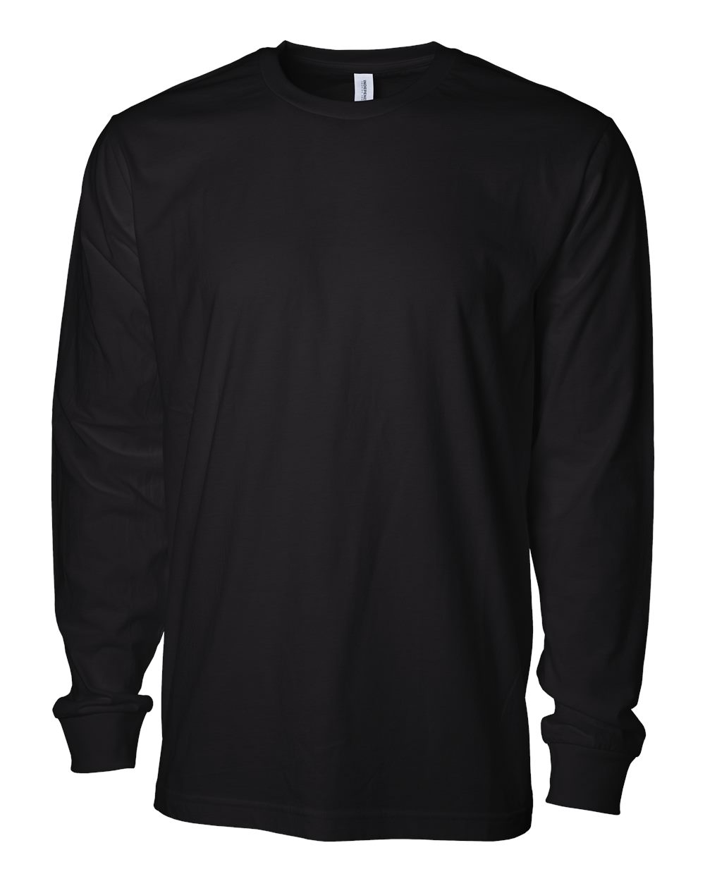 Independent Trading Co. Unisex Premium Long Sleeve T-Shirt. PRM180LST - Black