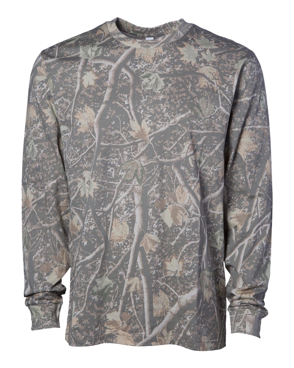 Independent Trading Co. Unisex Premium Long Sleeve T-Shirt. PRM180LST - Deadwood Tree Camo