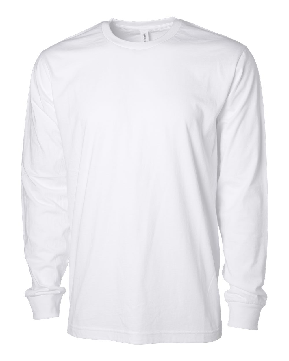 Independent Trading Co. Unisex Premium Long Sleeve T-Shirt. PRM180LST - White