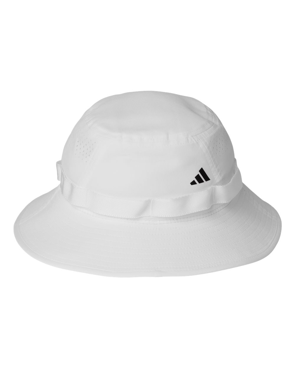 Adidas Fundamental Victory Bucket Hat. AH610 - White/ Black