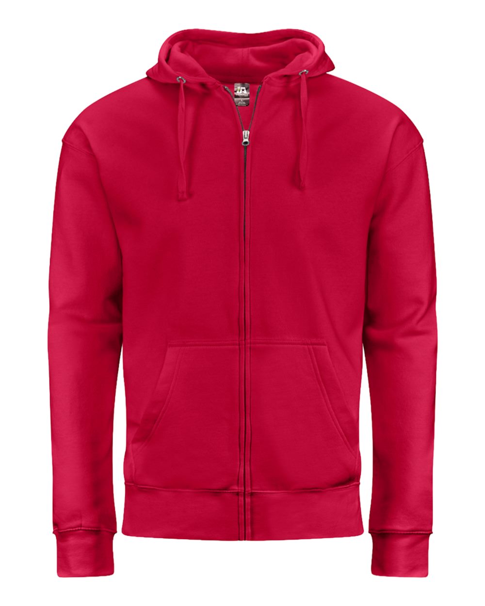 J. America Unisex BTB Fleece Hooded Full-Zip Sweatshirt. 8723 - Cardinal