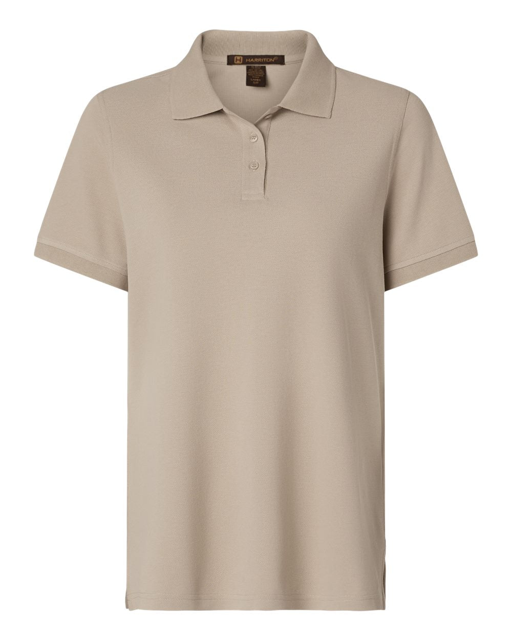 Harriton Women's Valiant Cotton Snag Protect Polo. M205W - Khaki