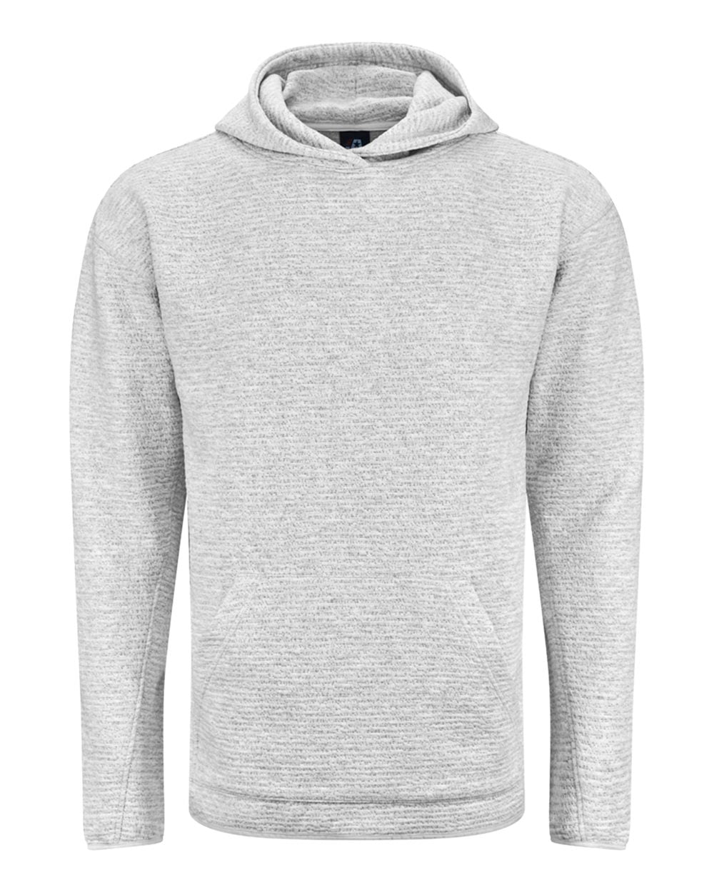 J. America Unisex Pebble Fleece Hooded Pullover. 8774 - Grey Heather
