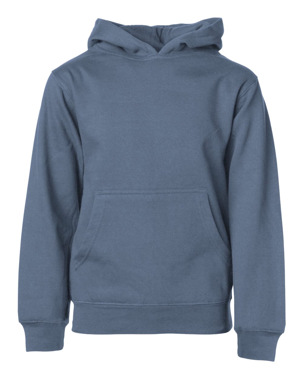 Independent Trading Co. Youth Midweight Hooded Sweatshirt. SS4001Y - Storm Blue