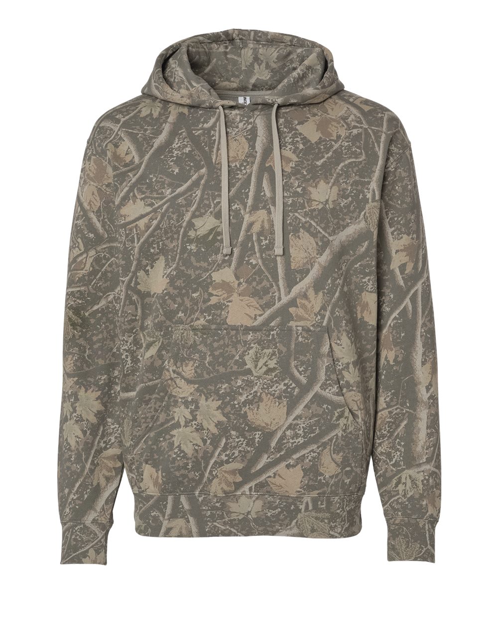 Independent Trading Co. Unisex Midweight Hooded Sweatshirt. SS4500 - Deadwood Tree Camo