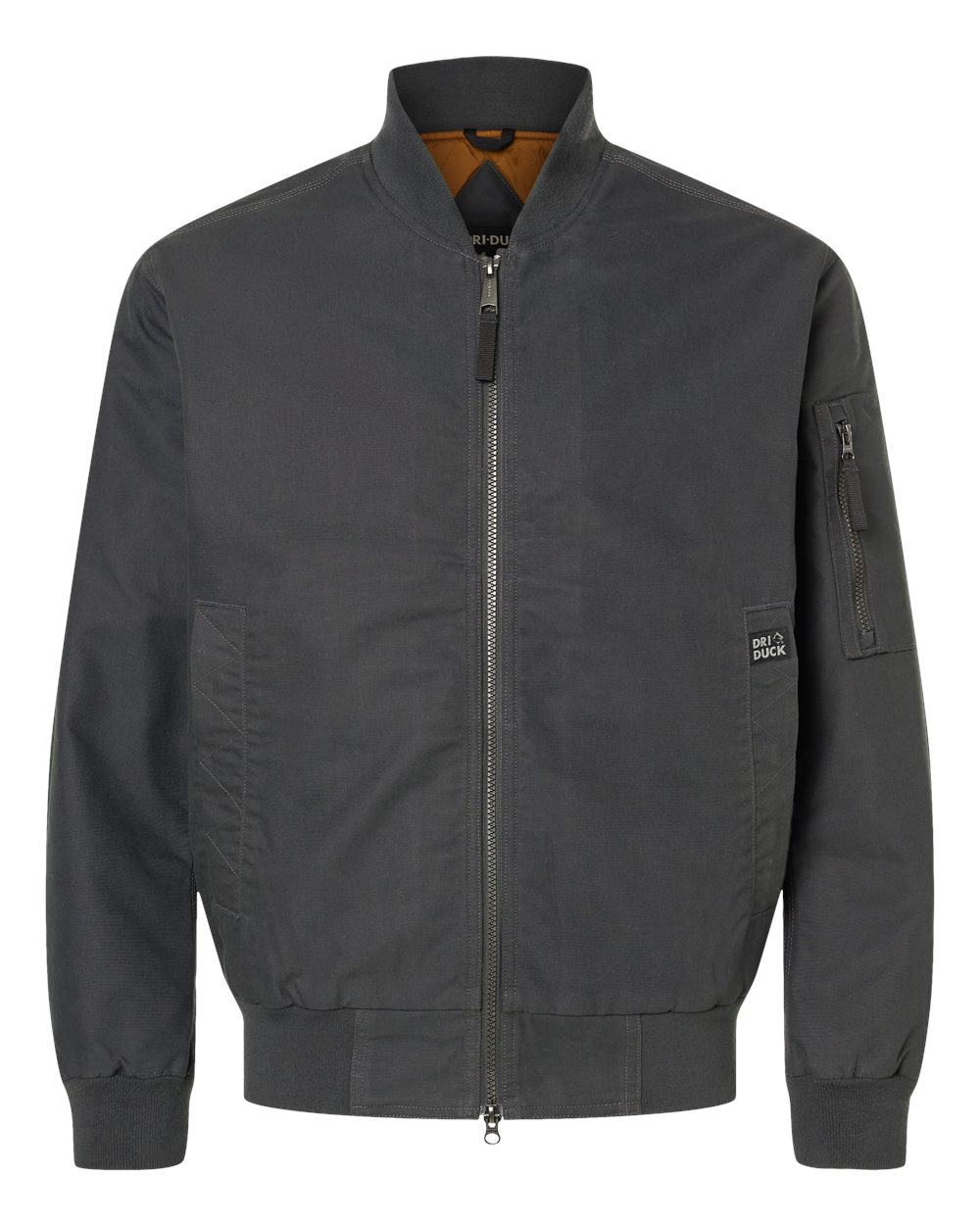 DRI DUCK Men's Rogue Dura-Duck Dry Canvas Bomber Jacket. 5056 - Charcoal