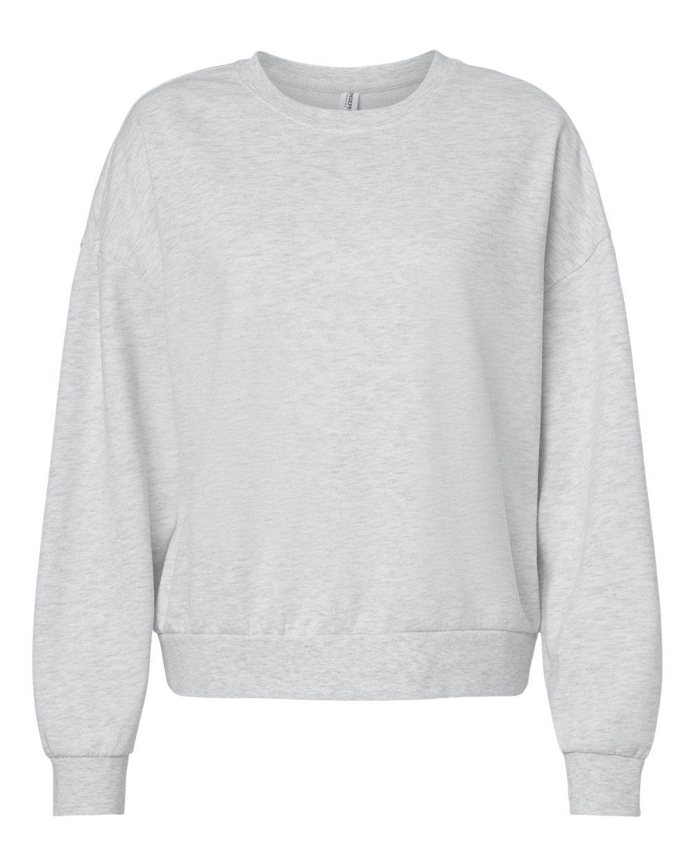 Independent Trading Co. Women's California Wave Wash Sunday Crewneck Sweatshirt. PRM2700 - Ash Heather