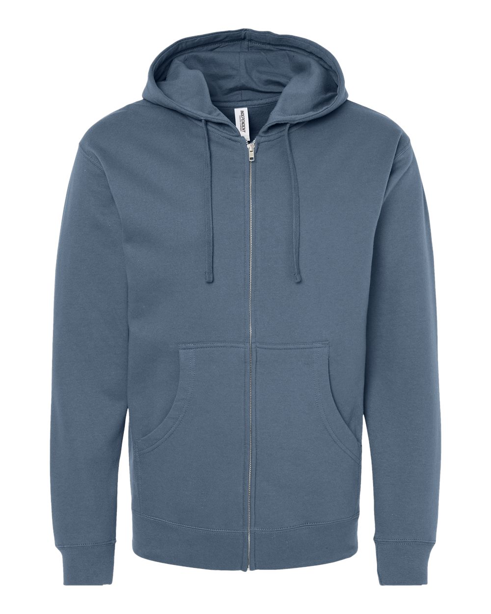 Independent Trading Co. Unisex Midweight Full-Zip Hooded Sweatshirt. SS4500Z - Storm Blue