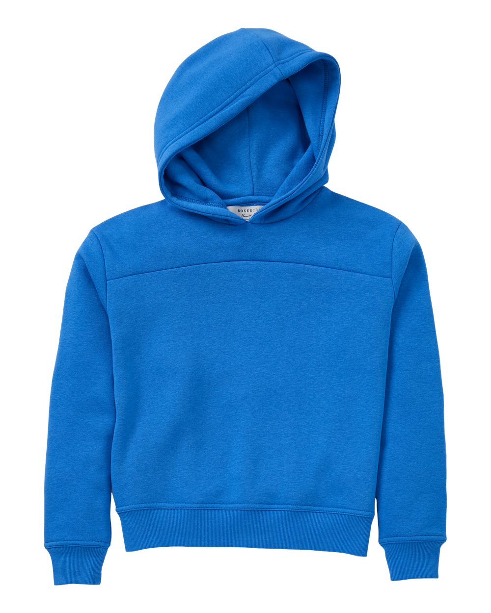 Boxercraft Youth Colorblocked Hooded Sweatshirt. BY5404 - Collegiate Blue
