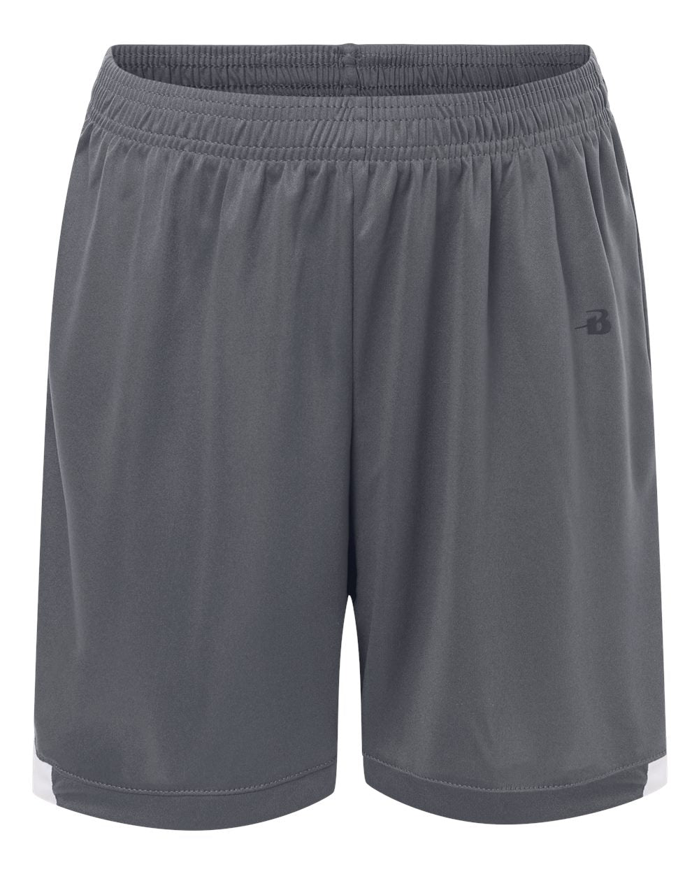 Badger Youth On The Rise Shorts. 2301 - Graphite/ White