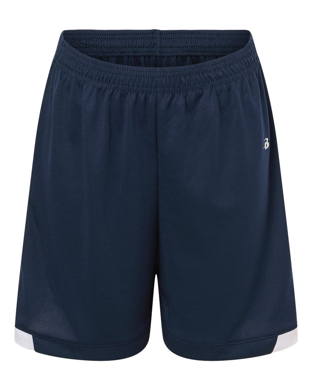 Badger Youth On The Rise Shorts. 2301 - Navy/ White