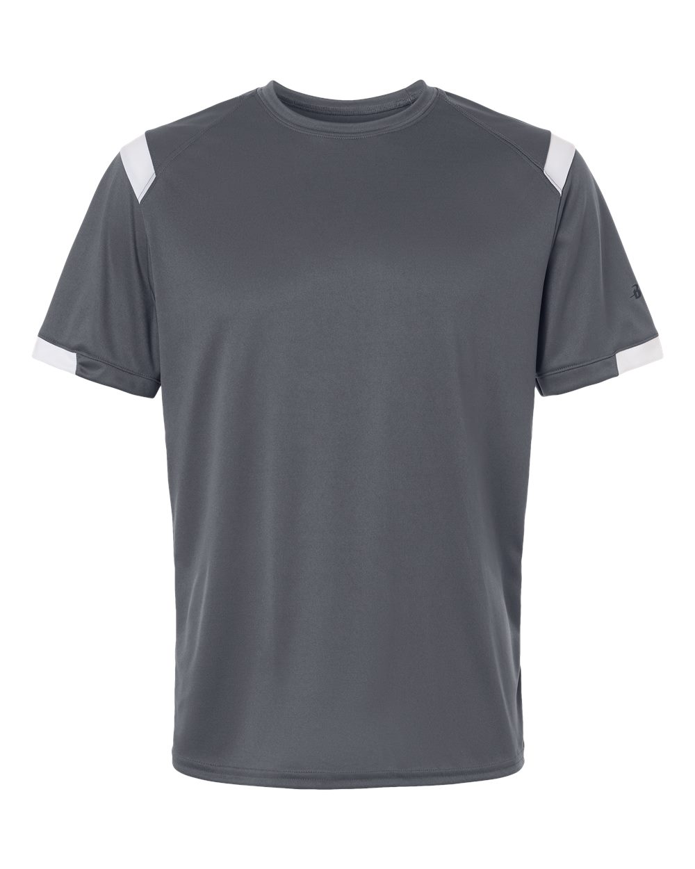 Badger Men's On The Rise T-Shirt. 4251 - Graphite/ White