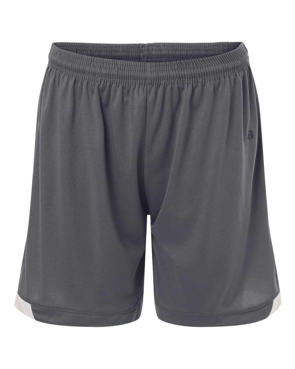 Badger Women's On The Rise Shorts. 7102 - Graphite/ White