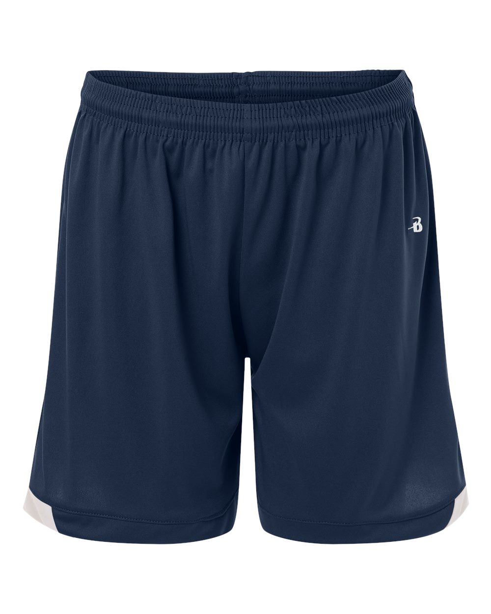 Badger Women's On The Rise Shorts. 7102 - Navy/ White
