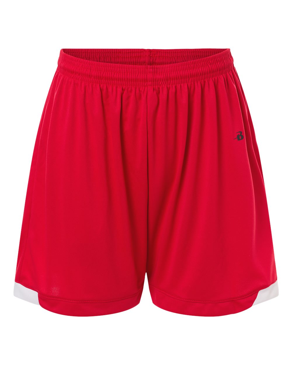Badger Women's On The Rise Shorts. 7102 - Red/ White