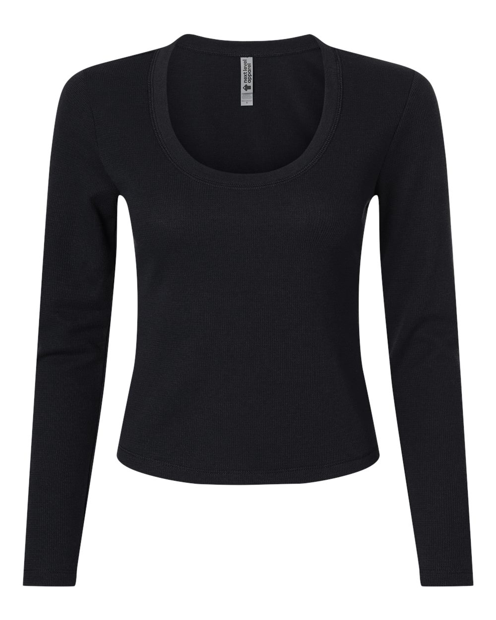 Next Level Women's Ideal Thermal Long Sleeve Shirt. 8212 - Black