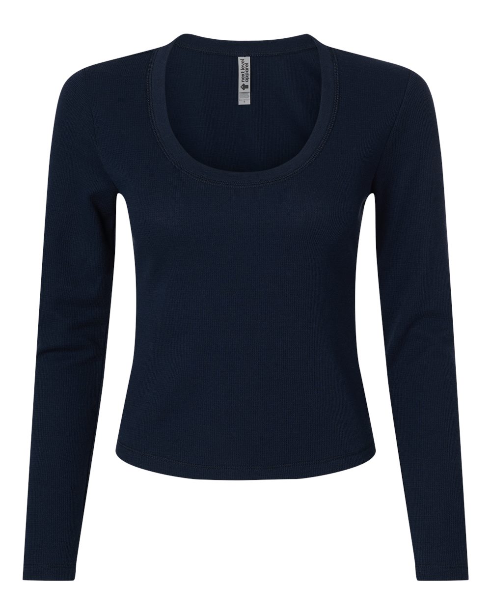 Next Level Women's Ideal Thermal Long Sleeve Shirt. 8212 - Midnight Navy