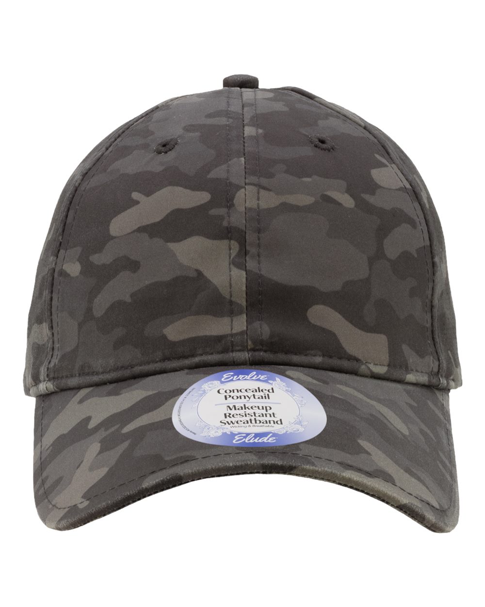 Infinity Her Women's Perforated Performance Cap. SOPHIE - Charcoal Camo