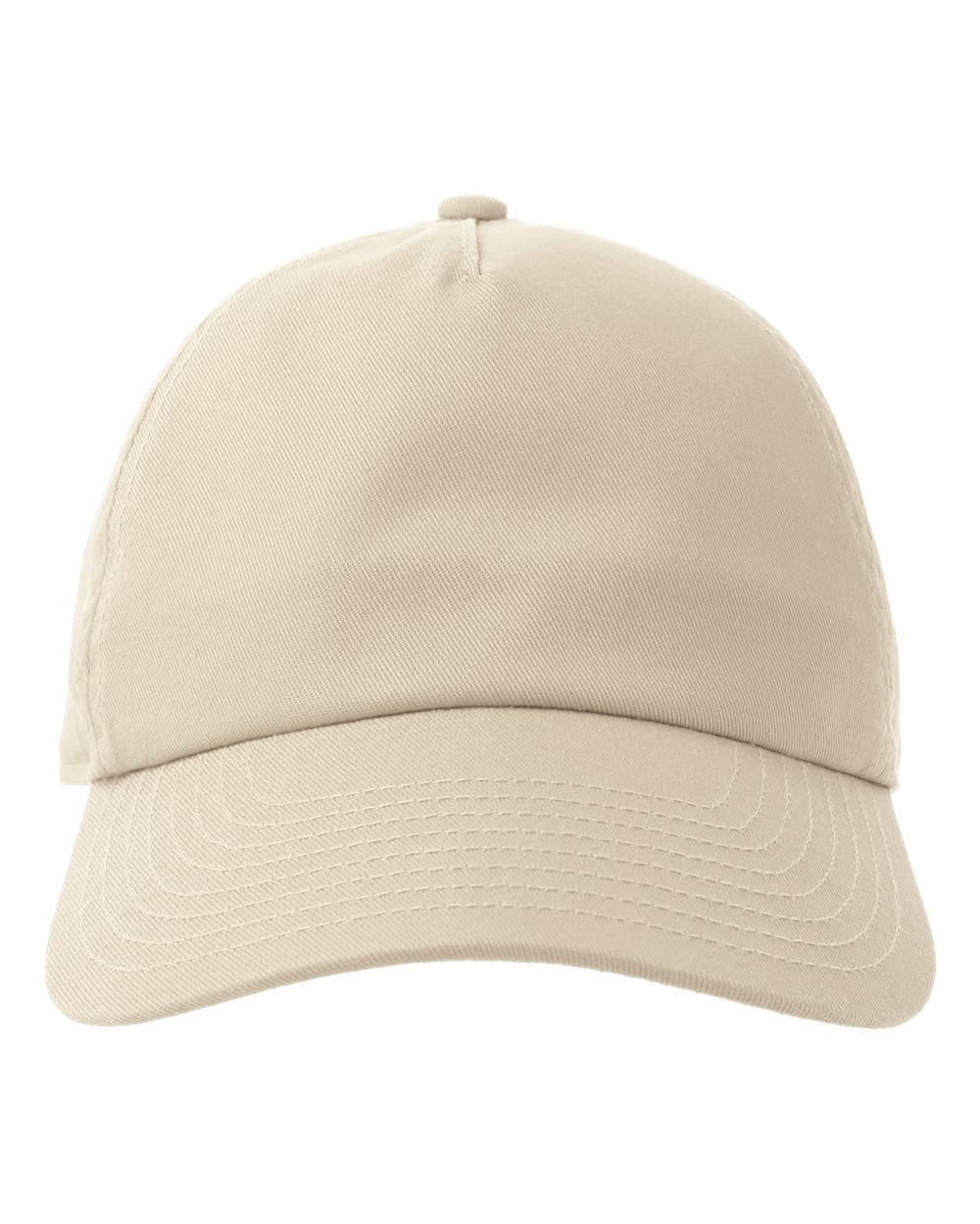 Atlantis Headwear Sustainable Five-Panel Dad Hat. DADHATFP - Stone