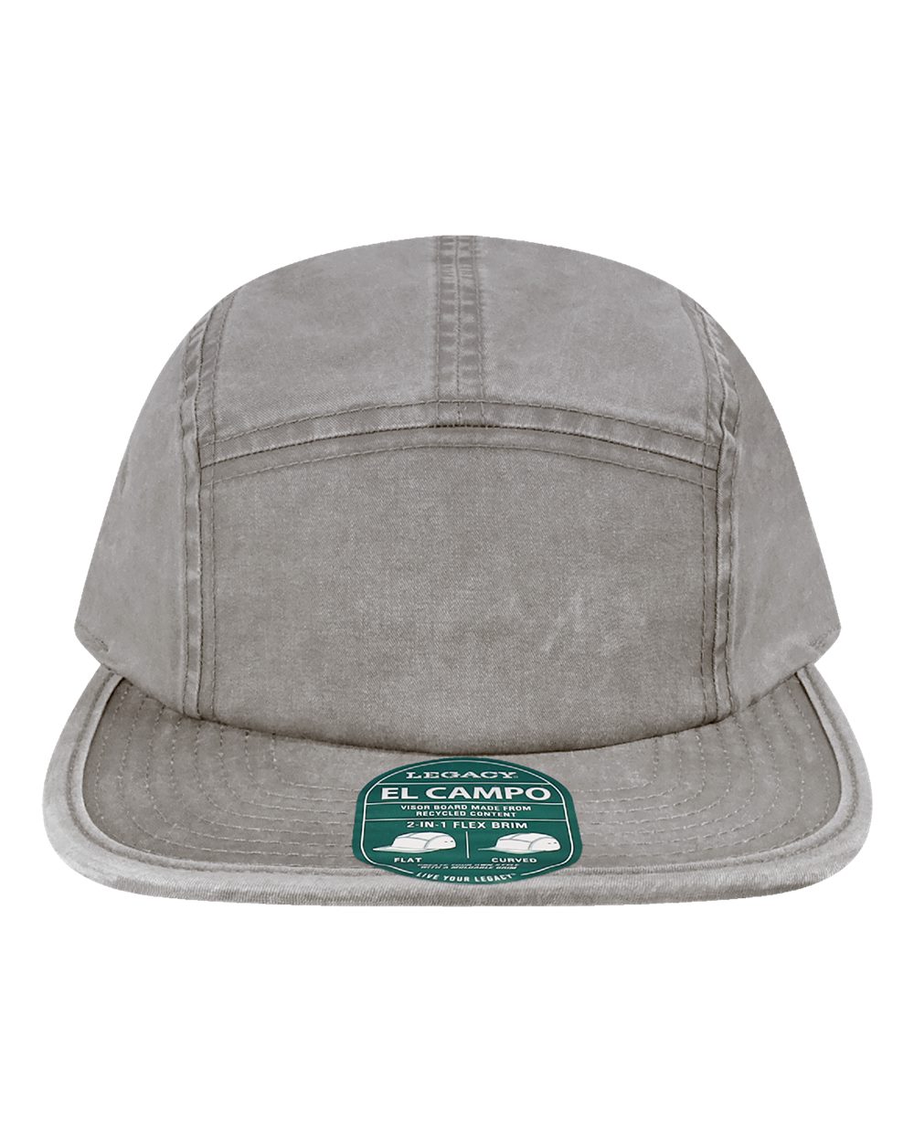 LEGACY El Campo Five-Panel Camper Hat. ELCMPO - Storm Grey