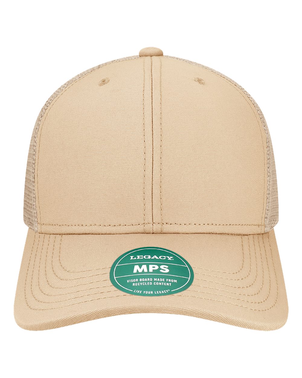 LEGACY Mid-Pro Snapback Trucker Cap. MPS - Sand Dune