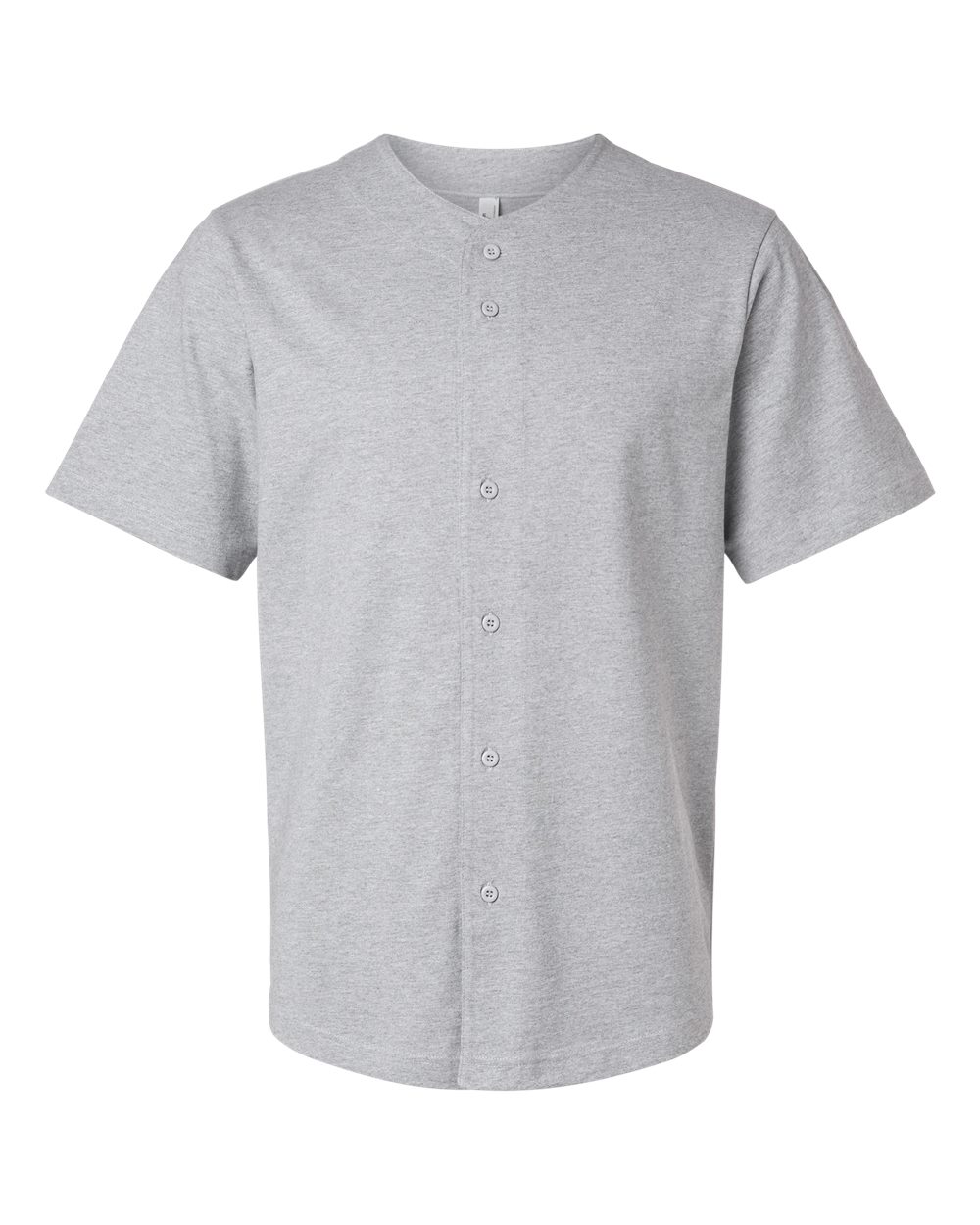 American Apparel Unisex Super Heavyweight Baseball Jersey. 9004 - Heather Grey