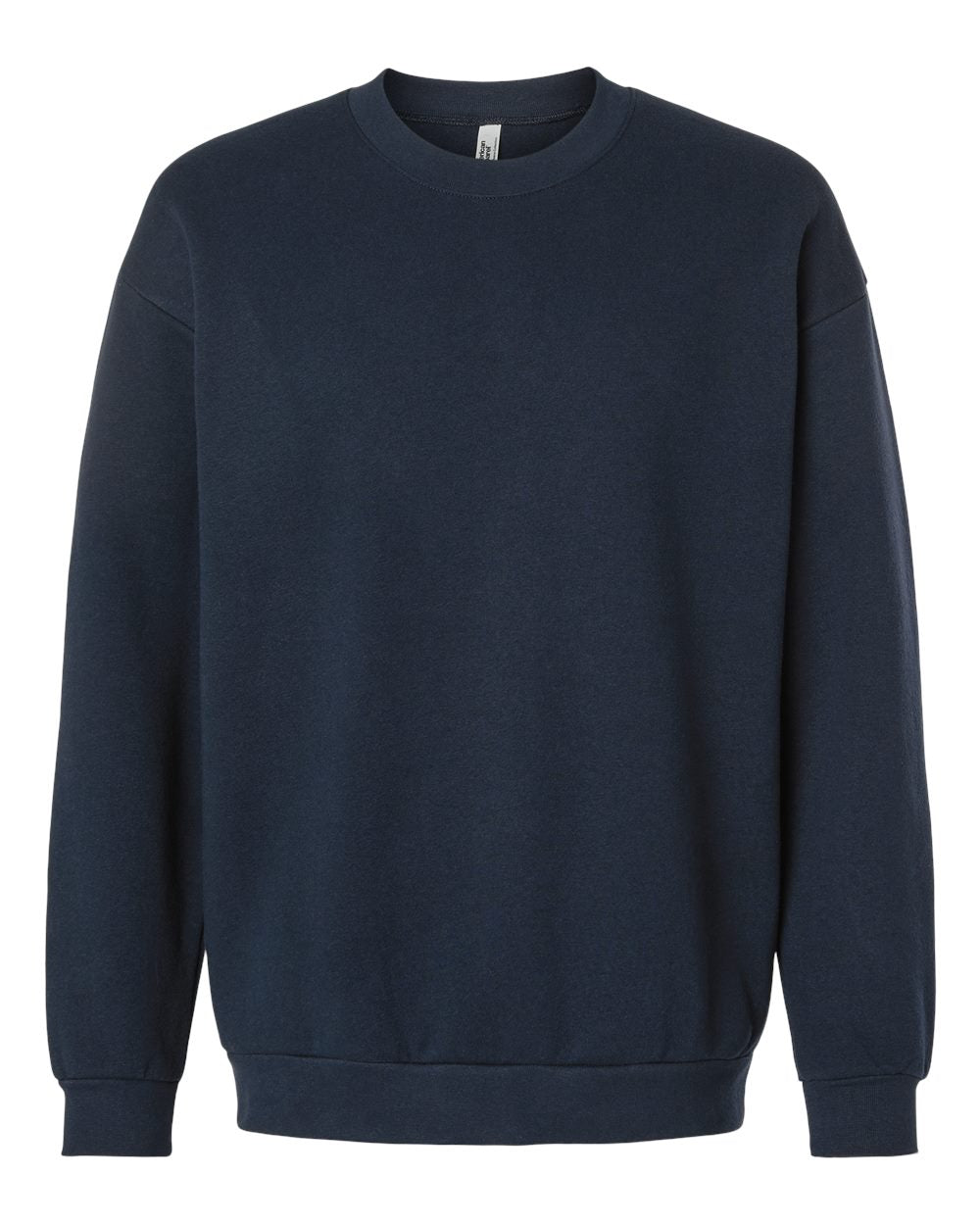 American Apparel Unisex French Terry Crewneck Sweatshirt. FT496 - True Navy