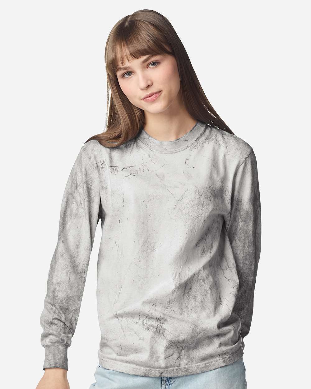Comfort Colors Unisex Colorblast™ Long Sleeve T-Shirt. 6045 - Smoke