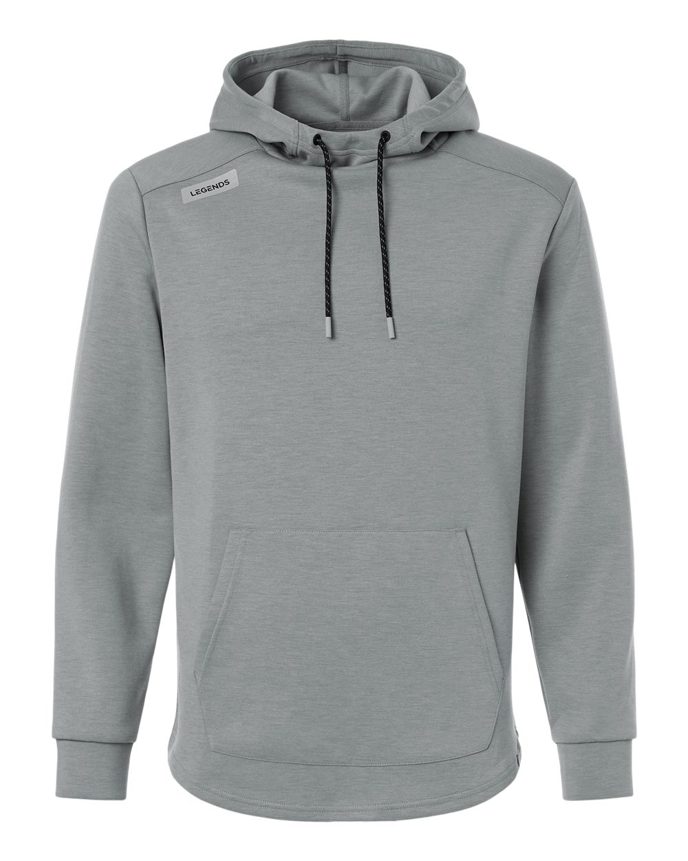 Legends Men's Hawthorne Tech Hooded Sweatshirt. SWM00J007 - Medium Grey Heather